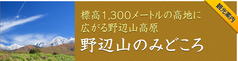 野辺山のみどころ